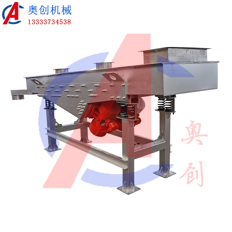 葛根粉使用直線振動篩去除浮粉